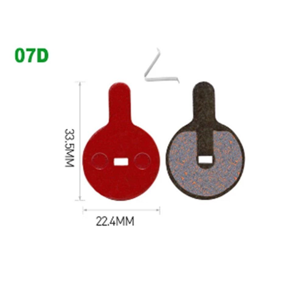 NSR - SEMI-METALLIC BRAKE PADS ROUND