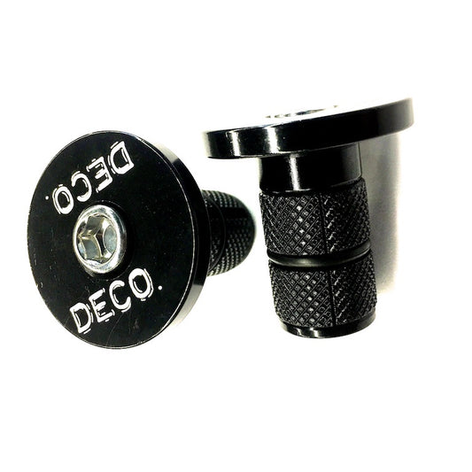 DECO BAR END ALLOY BLACK